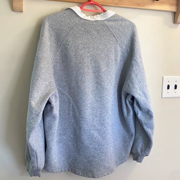 BDG Grey Collared Sweater - Picture 3 of 3